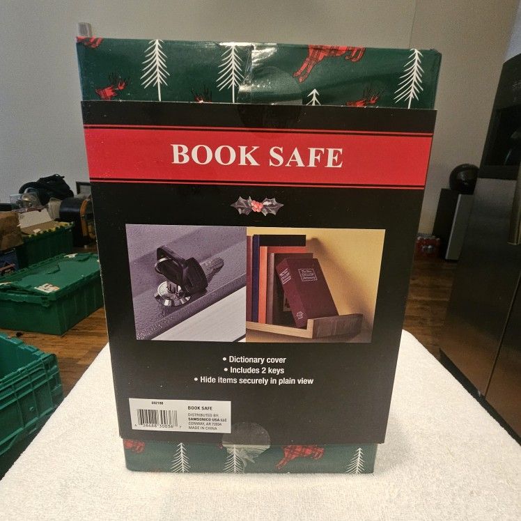 Book Safe With 2 Keys Pre wrapped gift
