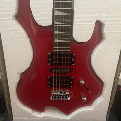 Red Electric Guitar