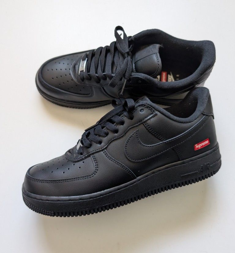 Nike AF1 X Supreme Black Lo 8.5