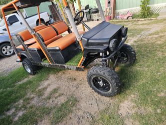 3 Row Custom Lifted Golf Cart