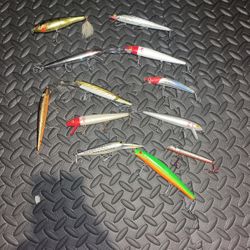 Lot Of Jerk Baits 
