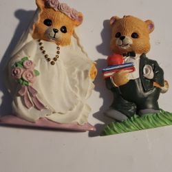 Girl Bear And Boy Bear Magnets. Can Also Put On Wall For Decoration 