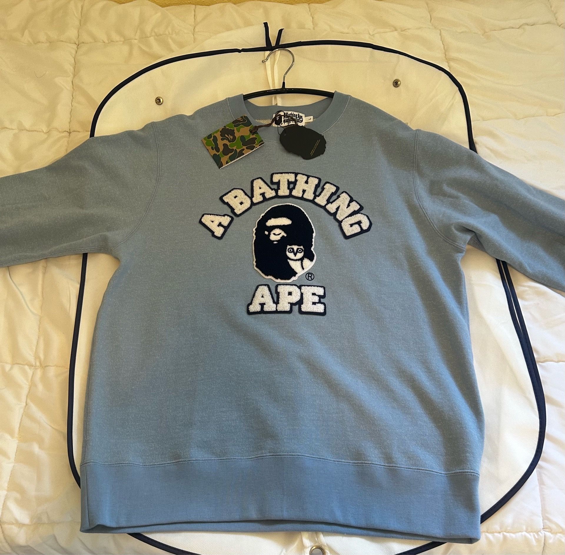 FLASH DEAL Bathing Ape x OVO Crewneck AND all white BAPESTAS Size 10