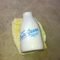 Vintage Dairy Queen Glass Milk Bottle