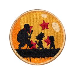 Dbz dragon ball patch iron on
