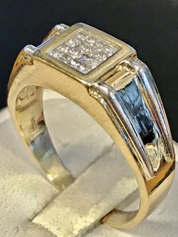 Diamond man’s ring