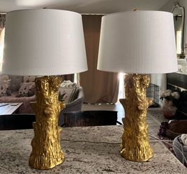 Safavieh New York gold table lamps