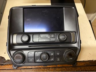 2017 radio/HVAC control module or infotainment control panel