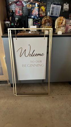 Wedding sign