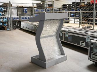 Beautiful Business, Church Assembled Floor Standing Lectern Podium, Heavy Duty Frame