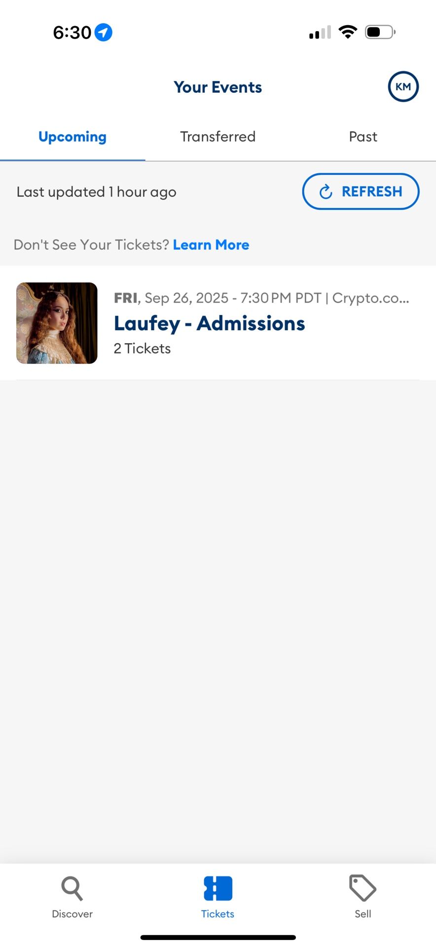 Laufey concert - Crypto arena, September 26