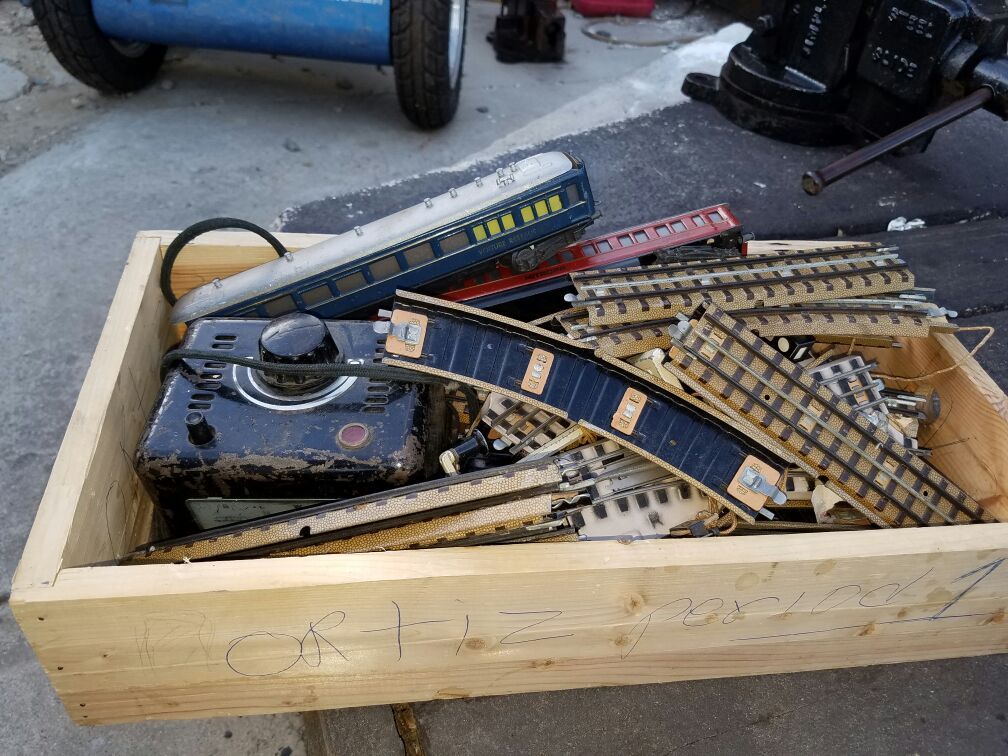 Old 50s sk800 marklin train set with tracks and power supply