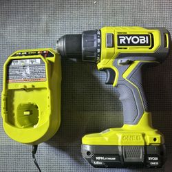 RYOBI ONE+ 18V Cordless 1/2 in. Drill/Driver Kit with (1) 1.5 Ah Battery and Charger