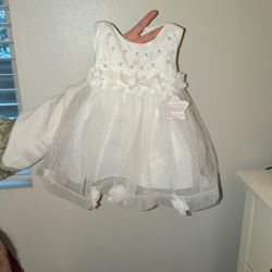 18 Month White Dress