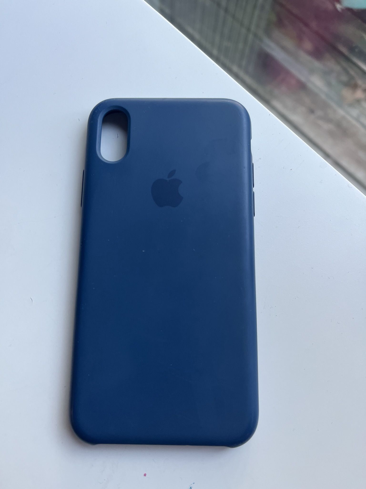 Apple iPhone X/XS Silicon Case—Midnight Blue