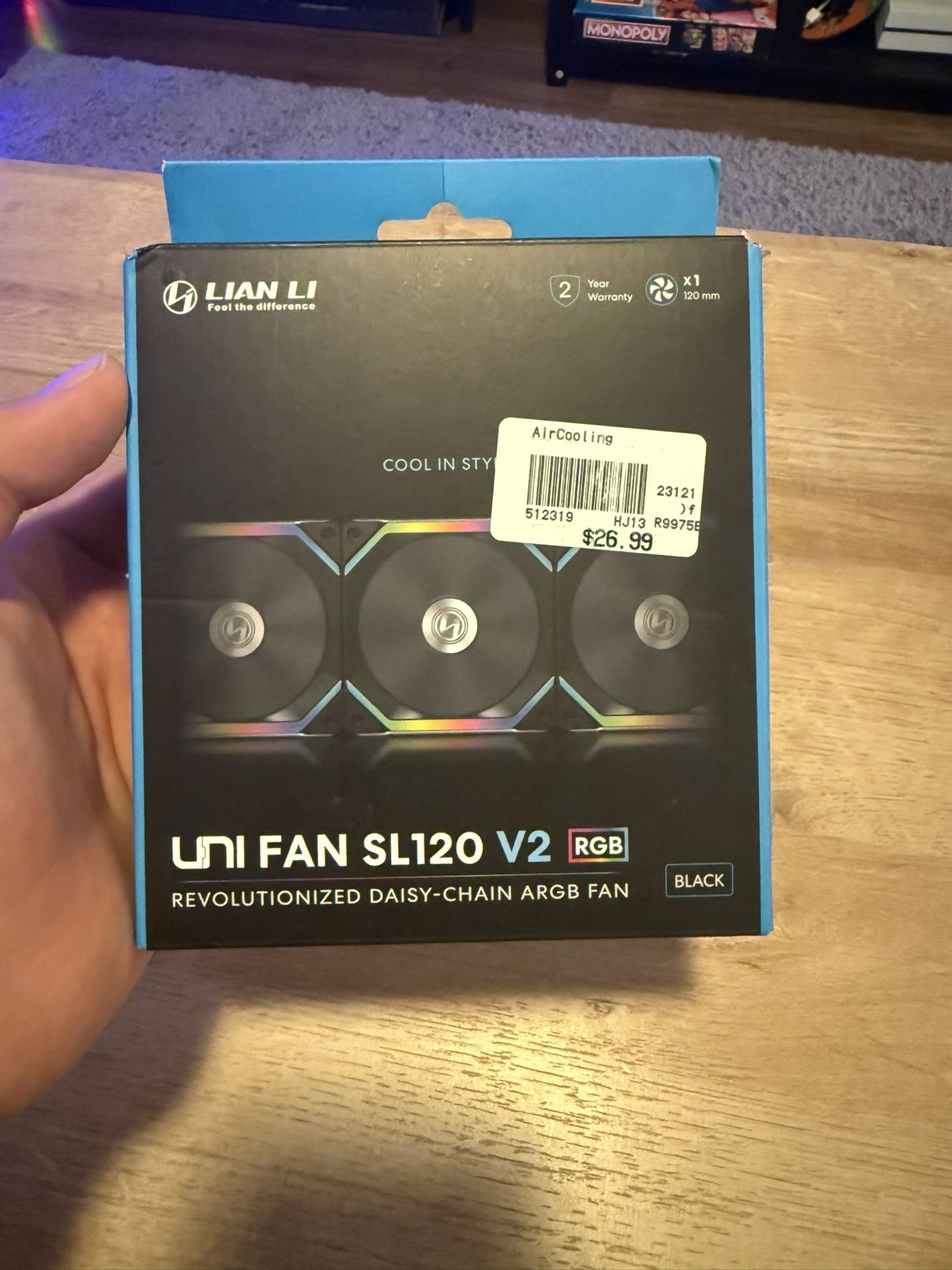 ARGB PC Fan. UNI FAN SL120 V2