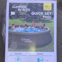 Summer Waves 🌊 14ft Quick Set Pool