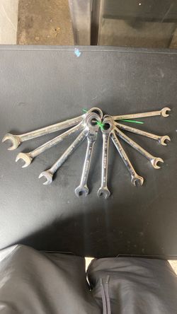Husky Ratcheting Combination Wrench Set 9-Piece Chrome Steel