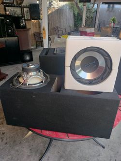 C4 12 Inch Woofers Nuevas Caja Nueva 600 Watts Cada Una 