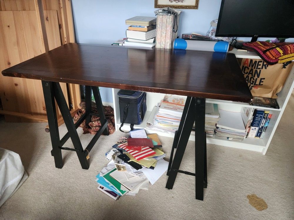 Simple Wood Desk