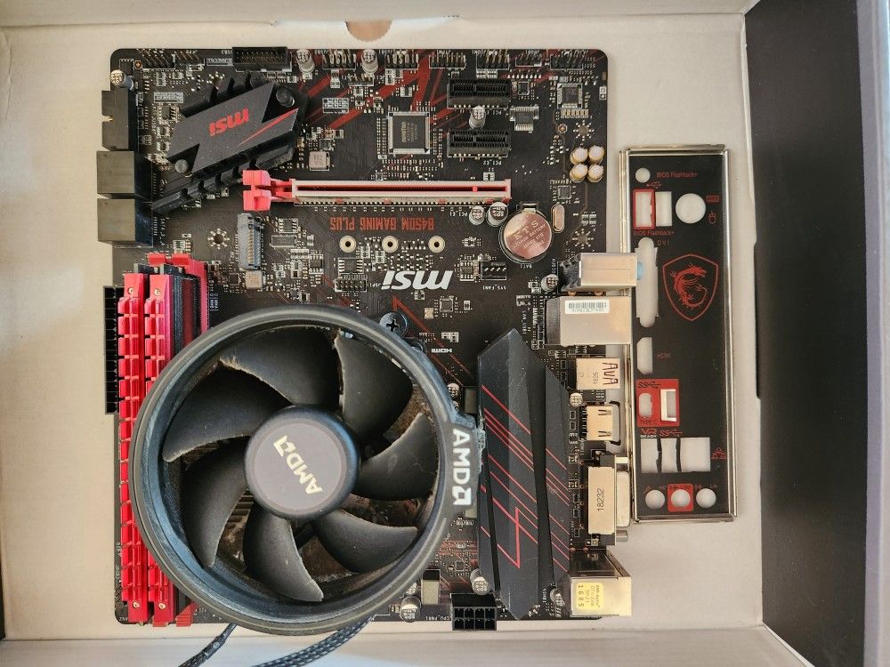 B450 Gaming PLUS Motherboard With Ryzen 5 And Ddr4 32gb RAM