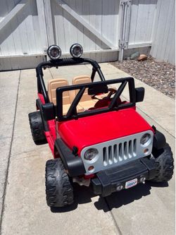 Power Wheels Red Jeep
