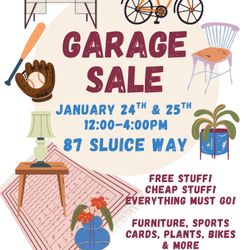 Folsom Garage Sale 1/24 & 1/25