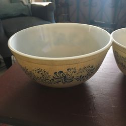 Pyrex Homestead Nesting Bowls Vintage