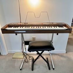  Casio CT-701 Synthesizer With Stand And Seat