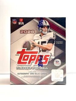 2026 Topps Flagship Football Mega Box — Factory Sealed