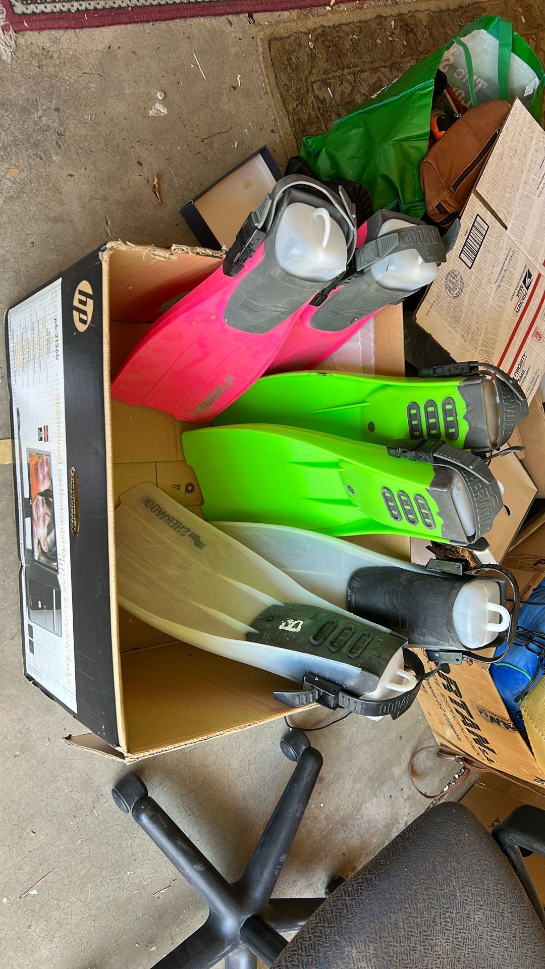 Scuba Fins 3 Pair