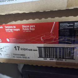 3M 17” Floor Buffer Pads (3 Boxes) – New  – Commercial Grade