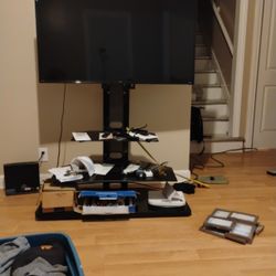 Tv 48  White Control And  Stand 