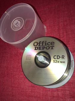 Office Depot Blank Recordable CD 50 Pack 700MB 80 minutes