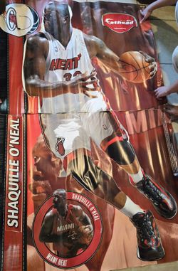 Shaquille ONeal Miami Heat Fathead Wall Decal