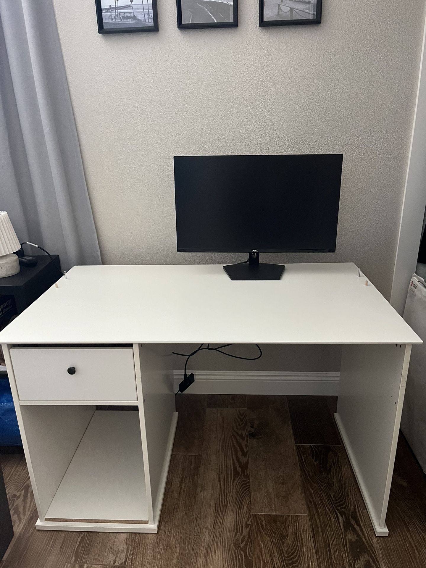 White Work Desk
