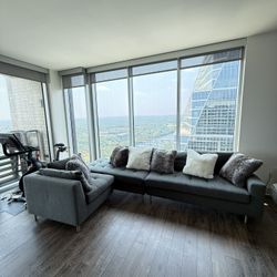 Dark Gray Sectional Couch