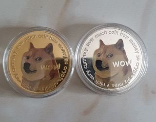DOGECOIN Commemorative Coin, ask For Free Shipping