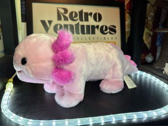 Build A Bear Online Exclusive Pink Axolotl 19” Plush VG+