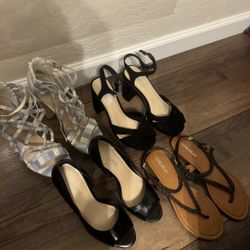 Lady Shoes 4 Pairs 