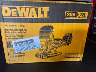 DEWALT XR20V BRUSHLESS JIG SAW#DCS335B (( tool only)) read below 159