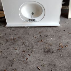 Bathroom sinks, white, one 36",$75. Size 30", $50.