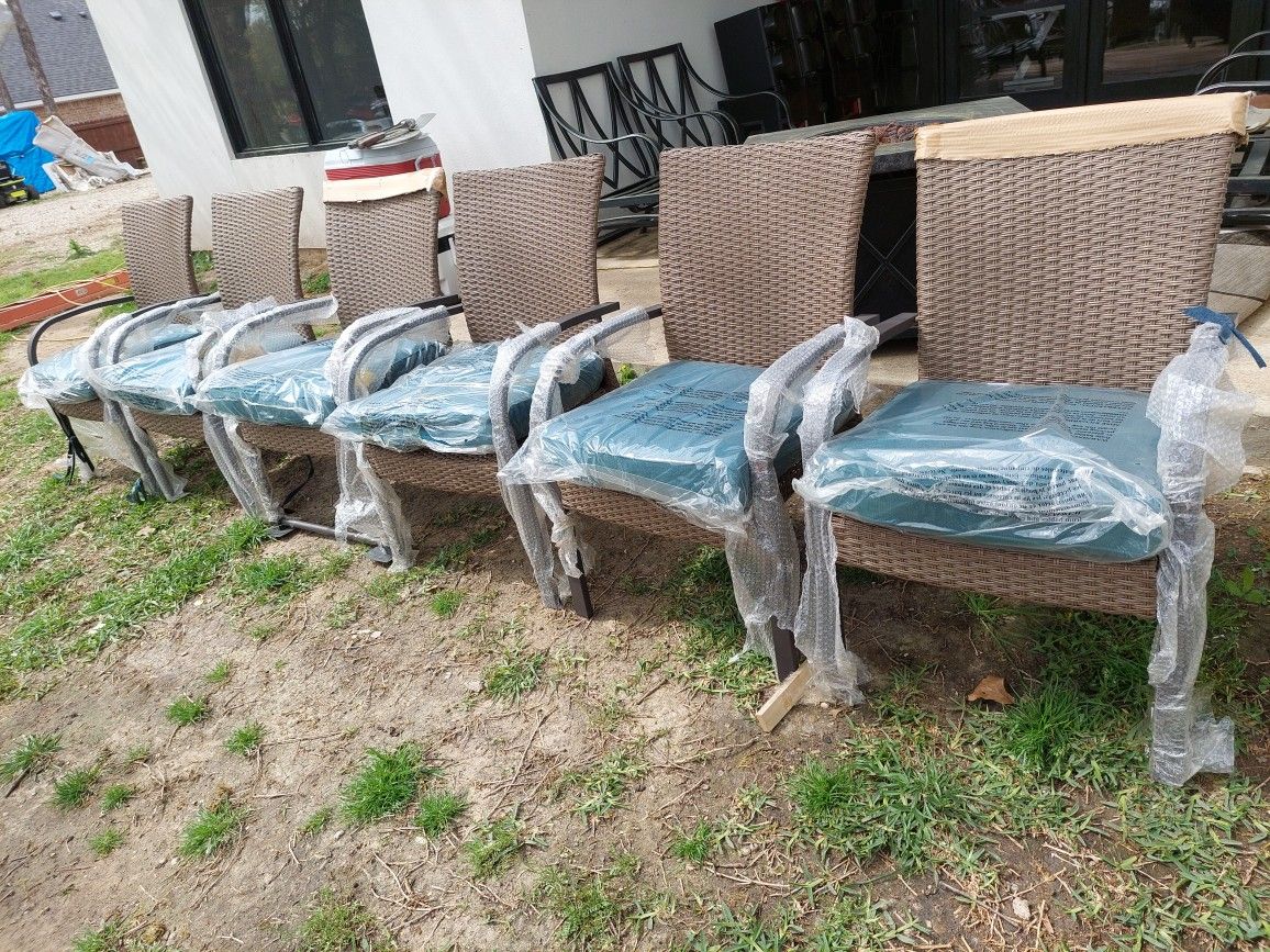 6 Patio Chairs With Cushions CorranadeNew Open box item 6 patio chairs with cushions Corranade Wicker OutdoorNew Open box item 6 patio chairs with,All Products : American Fashion Style Bags On Sale