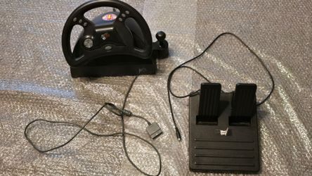 Mad Catz PlayStation Steering Wheel W/ Pedals & Shifter