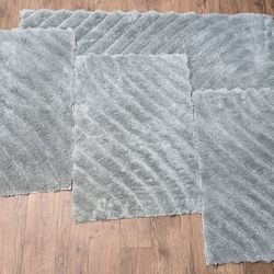 Luxury Textured Bathroom Rug