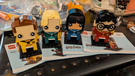 LEGO #s 40616 & 40617 Quidditch Players Harry, Cho, Cedric, & Draco