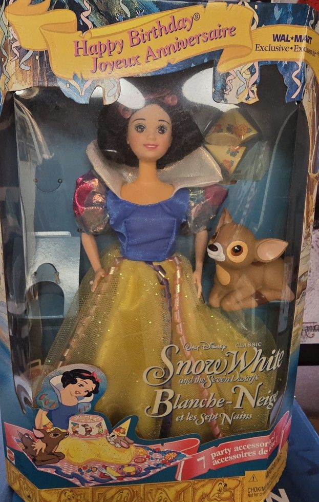 1996 Wallmart Exclusive Snow White Doll Unopened Box