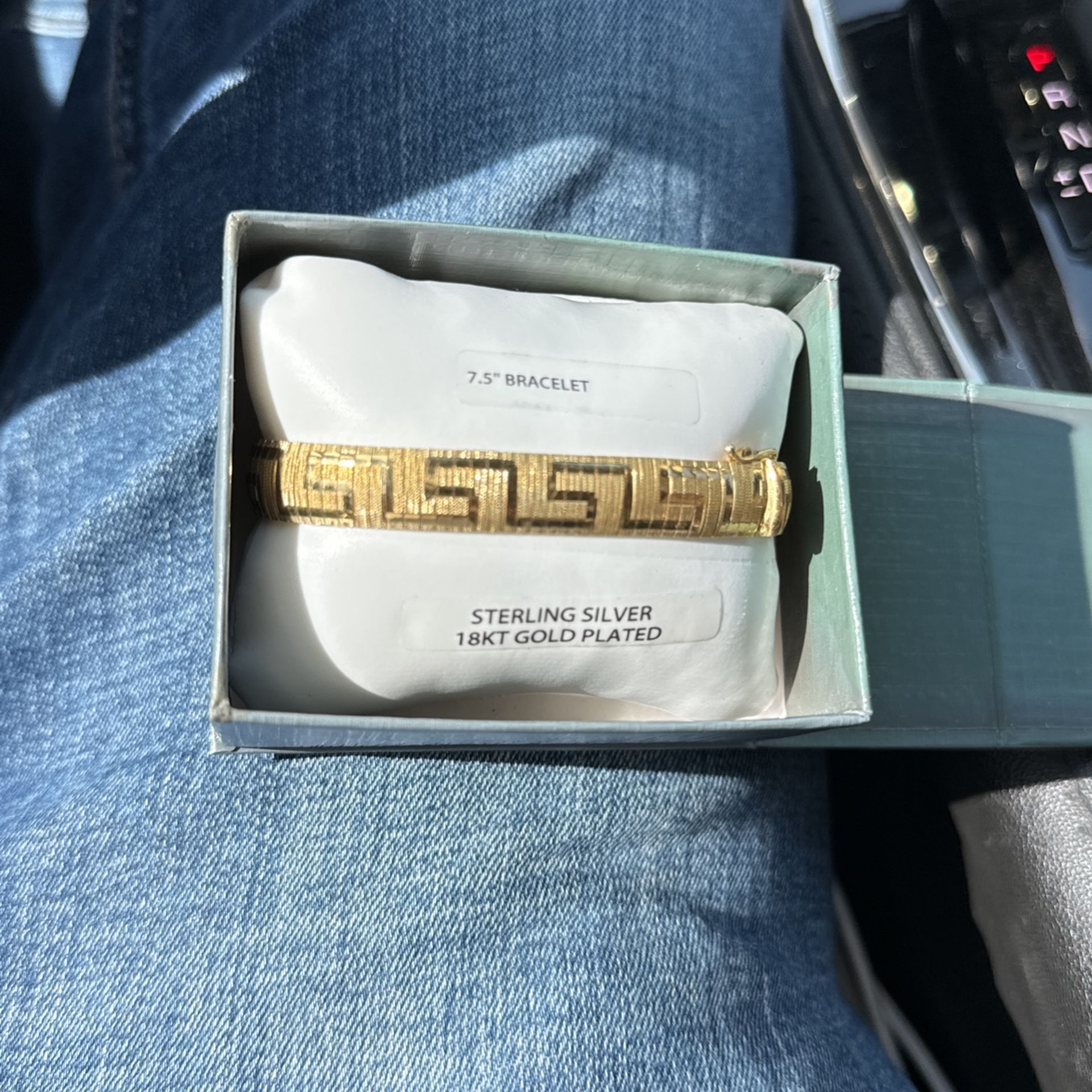 Sterling Silver 18kt Gold Plated