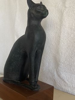 Handmade Cat Made In 1968. See The Photo) I 
