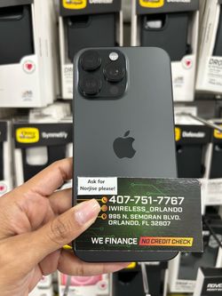 $50 Down Payment UNLOCKED DESBLOQUEADO iPhone 16 Pro Max 256GB